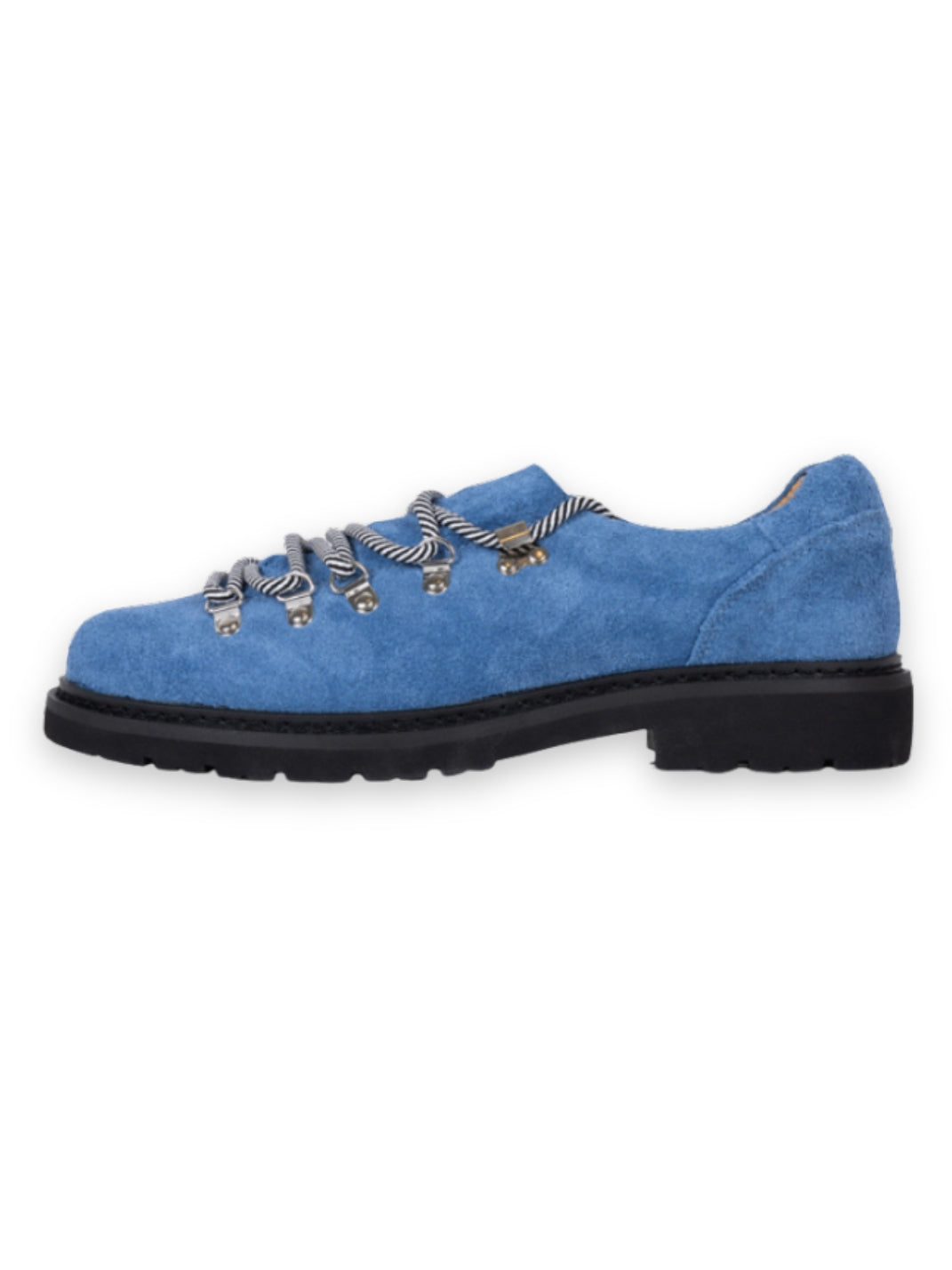 VEYRA DERBY – Scarpe in pelle scamosciata azzurro chiaro