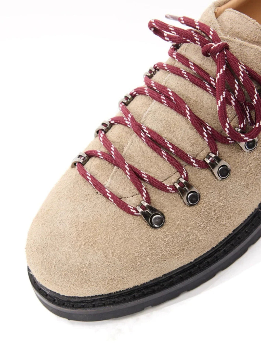 VEYRA DERBY – Scarpe in pelle scamosciata color crema